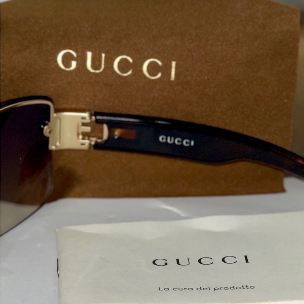 Gucci Tortoiseshell Gradient Sunglasses - image 3